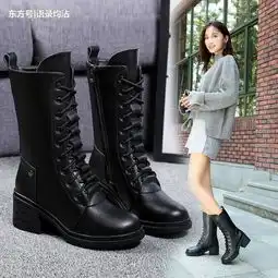 讲真的男人再没钱,这样女靴也要买双送给老婆,保暖又百搭呢