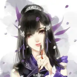 剑网3玩家手绘精美萝莉头像