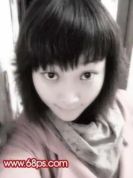 photoshop把偏暗照片处理成光亮的黑白效果
