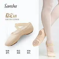 驰动舞蹈chidong驰动儿童舞蹈鞋软底练功鞋女男童猫爪鞋跳舞芭蕾舞鞋免系带肤色33码多少钱