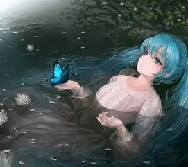 美少女动漫图片,要有植物