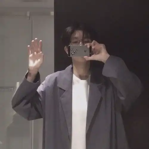发点韩系男头.
