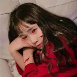 qq女生头像病态血腥重口味2018带点恐怖的重口味女生头像
