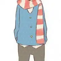 动漫男生不露脸头像分手后不要见不要贱
