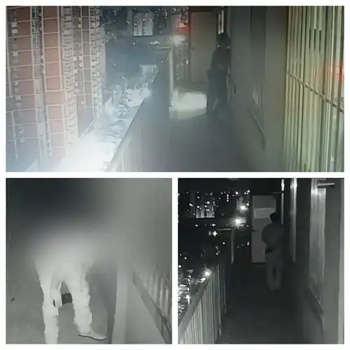 黑龙江一男子多次在19楼连廊贴窗户缝偷窥洗澡被抓,业主怕他跳楼不敢抓现行