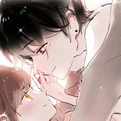 二呆辞男生女生动漫情侣头像
