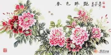 客厅适合挂什么字画名家石开手绘花鸟画是佳选