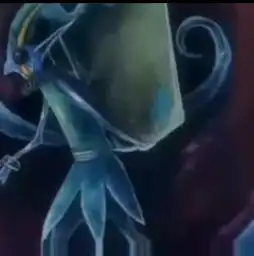 求驱魔少年动画里亚连房间里小丑的那张图片