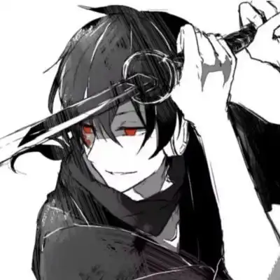二次元黑白丧系动漫男头我们早男生头像我要个性网
