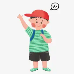 开学啦开学日插画风小学生开学图片素材其他格式下载动漫人物大全