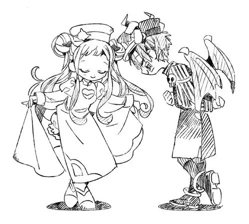 地缚少年花子君原作漫画插画