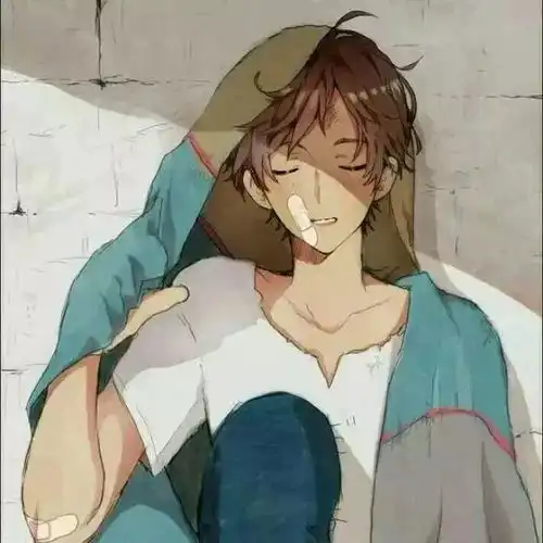 帅气动漫男生头像爱你胜于昨日略匮明朝
