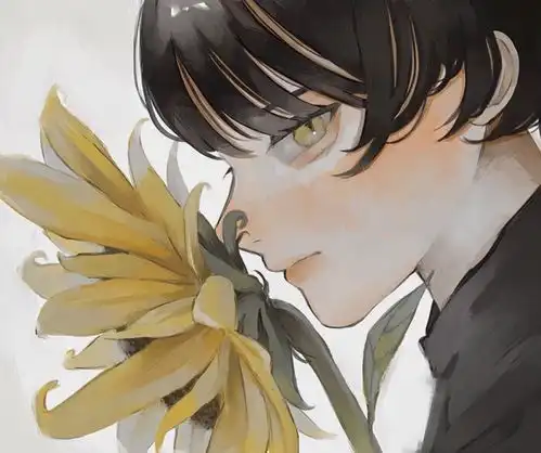 动漫男生头像无人做你的光芒,就自己照亮远方