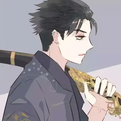 冷酷帅气二次元男生头像男生二次元动漫qq头像
