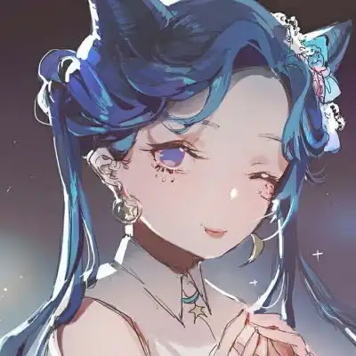 酒歌可爱萌萌哒系列动漫女生头像
