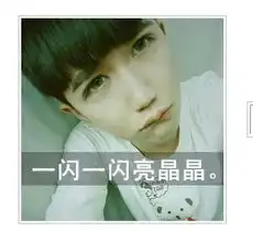 谁知道男生带字头像上面写着一闪一闪亮晶晶那个头像的男生叫什么

