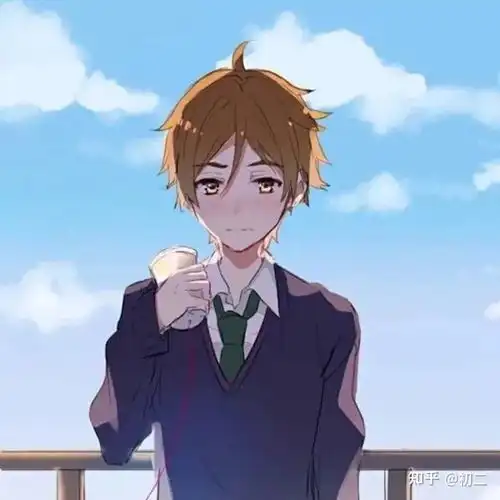 情侣头像超治愈的蓝色系情头
