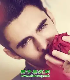 新年复古背头潮男发型图片