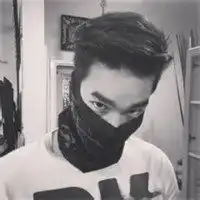 微信头像侧面黑白头像
