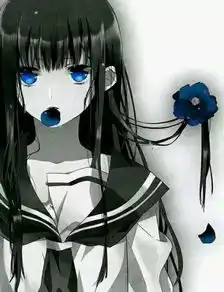 求一些蓝色瞳或者绿色和红色的二次元女生唯美头像
