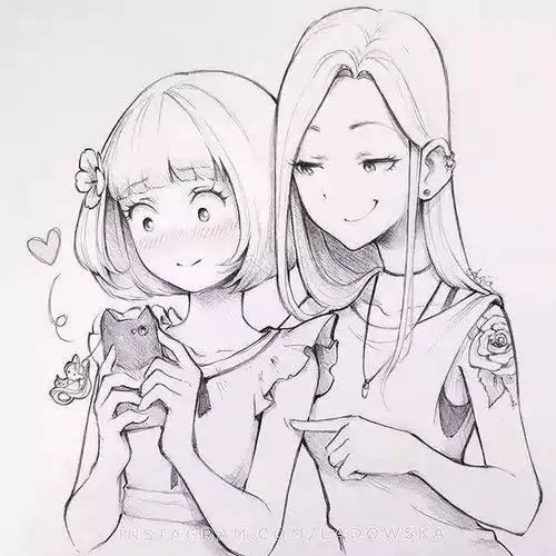来自90后美女画师的手绘,真的美翻了
