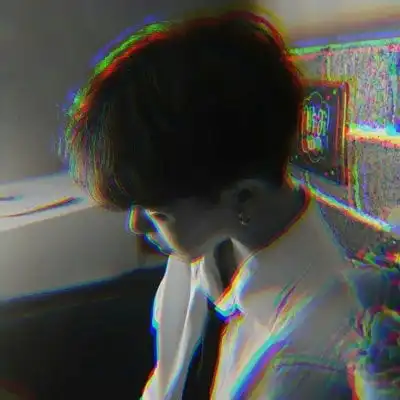 黑白男头像高冷真人灰色系列头像男
