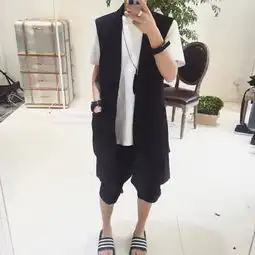 牧子原创工作室韩版修身西装马甲男英伦风发堆糖,美图壁纸兴趣社区