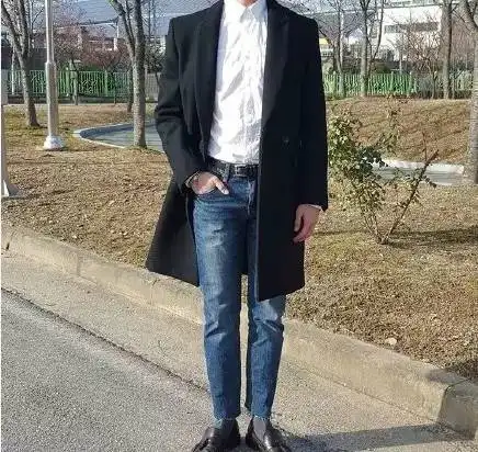 穿长西装的男人,太帅了
