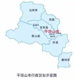 平顶山各乡镇分布图
