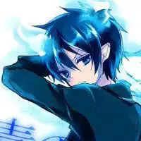 求qq头像动漫男生黑岩射手男版