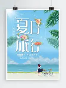 夏季出行海报