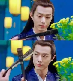 没想到魔道祖师真人版的男主肖战这么帅,雷剧里的皇叔造型太惊艳