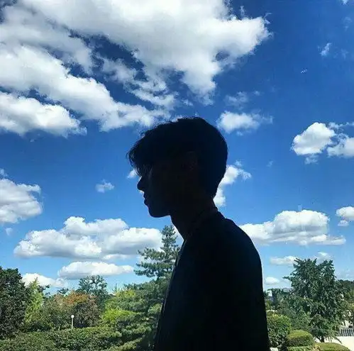 有哪些男士的背影图片可以当头像的黑色的,冷酷的那种