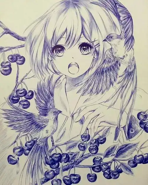 清新唯美,线条迷人,超详细素描教程,这简直就是一本手绘教程人物