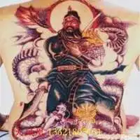 纹身背面头像男生男人后面霸气纹身头像
