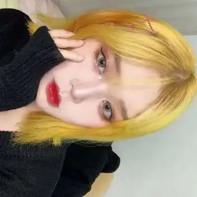 时尚高冷霸气御姐彩色头发女生头女生头像我要个性网
