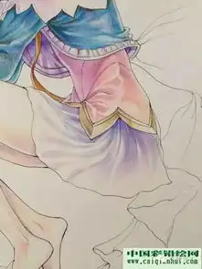 卡通人物彩铅画教程动漫美少女彩色铅笔画绘画图文步骤