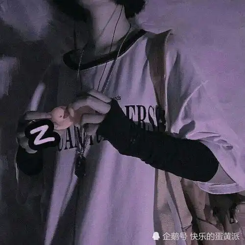 紫色烟花,女生头像
