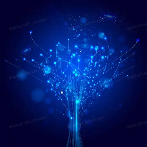 深海蓝科技虚拟树背景背景图片素材免费下载ai格式50005000像素熊猫办公