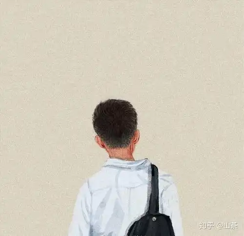 ottokim的男孩子背影插画也很好看啊
