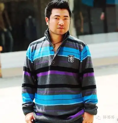 男胖子穿衣搭配图片告诉人胖人如何穿衣