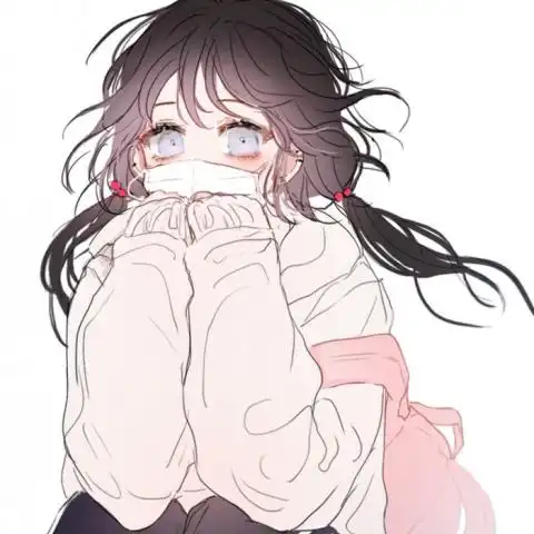 比较丧的二次元头像女
