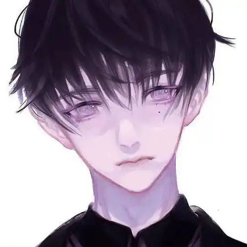 动漫男生头像世界很大,你我相遇,但又很小,擦肩而过
