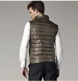 映象上海2013yx男装正品秋冬新品商务休闲羽绒马甲时尚潮男马甲2bb16