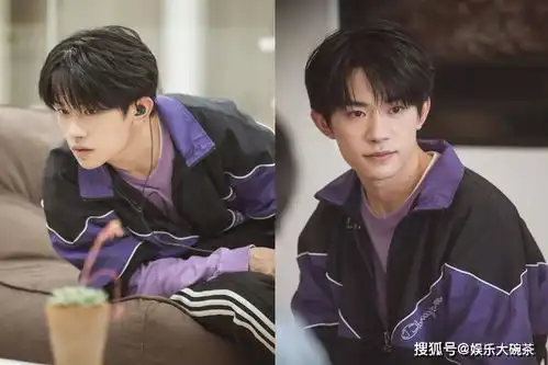 清爽少年归来易烊千玺解锁运动风格,一身紫色看起来就像紫葡萄