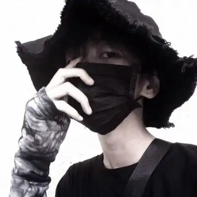 男生头像戴帽子遮脸要酷散落在烟头上的阳光