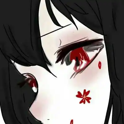 动漫异瞳少女头像红眼睛病女头像好看但不恐怖
