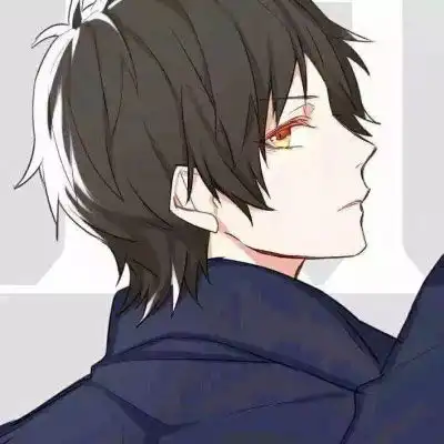黑暗系男生头像丧恐怖红眼丧系卡通头像
