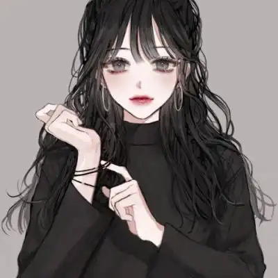 女生二次元头像高冷霸气酷酷的二次元照片头像
