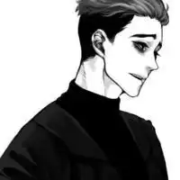 卡通头像男侧脸简约二次元微信头像图片大全

